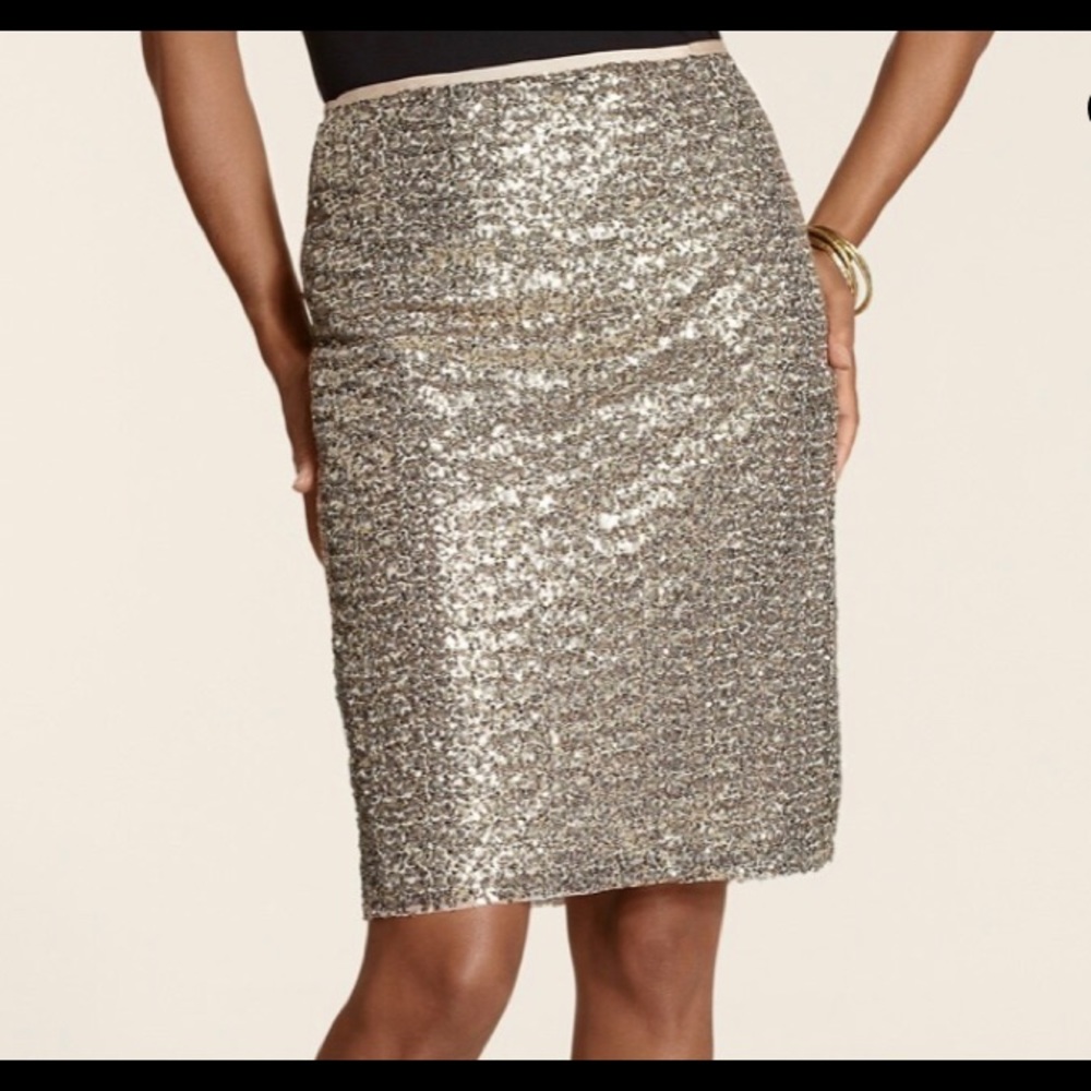 Sequin Pencil Skirt